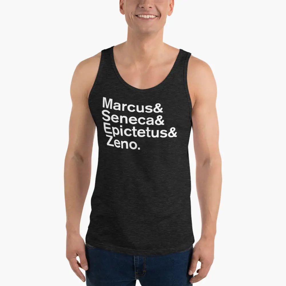 Mens tanktop  with famous philosopher names